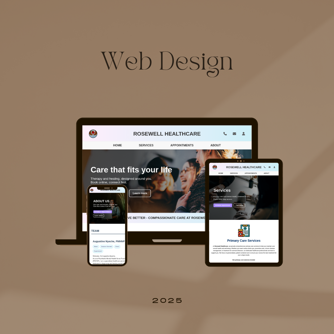 rosewell healthcare website